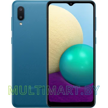 Смартфон Samsung Galaxy A02 SM-A022G/DS 2GB/32GB (синий)